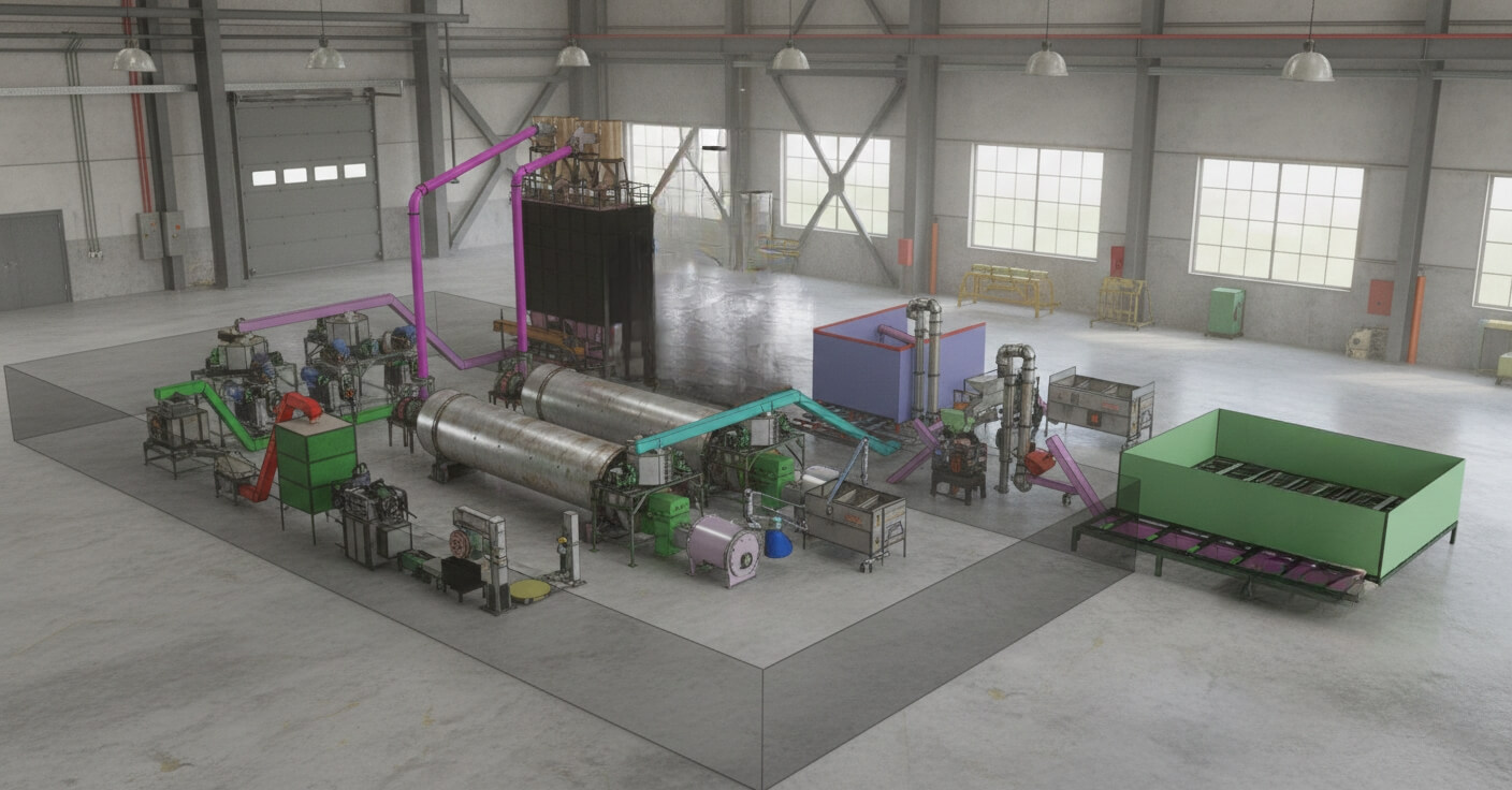 Linija za peletiranje drveta